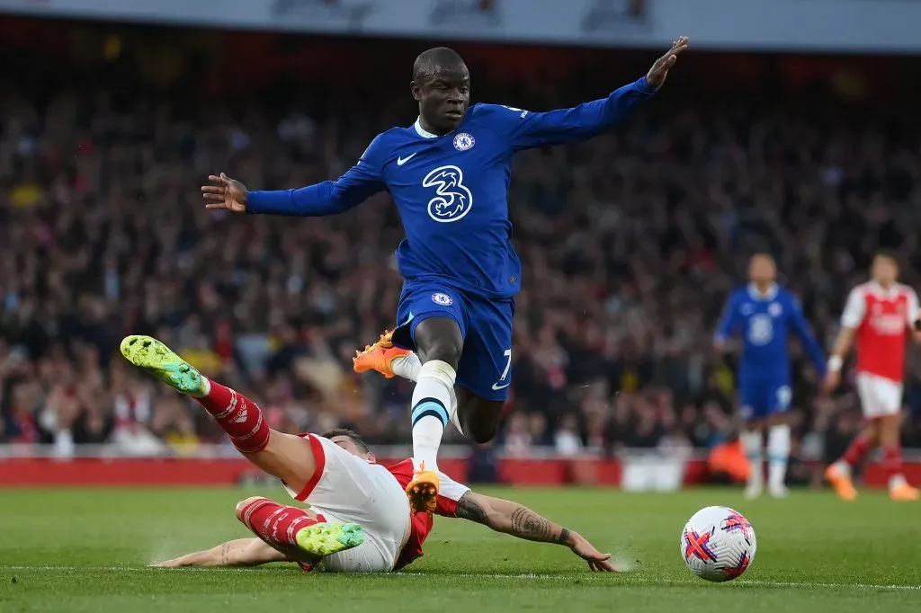 N’Golo Kanté mostró su capacidad incansable en el mediocampo del Chelsea durante siete temporadas. (Shaun Botterill/Getty Images)