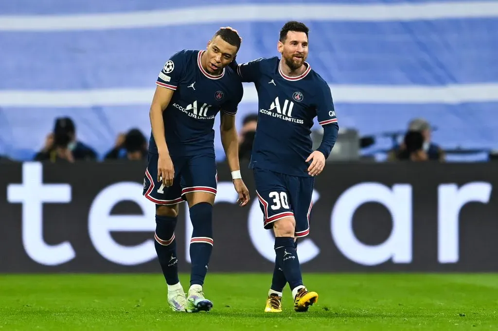 Mbappé defendió a Messi tras su salida del PSG. | Foto: Getty