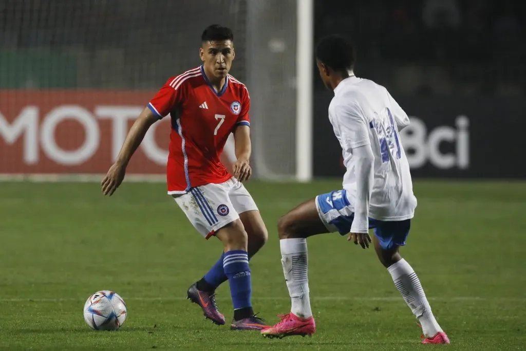 Marcelino Núñez fue titular ante Cuba y volverá a serlo frente a República Dominicana. Es el único de la Roja que repite titularidad. (Marco Vázquez/Photosport).