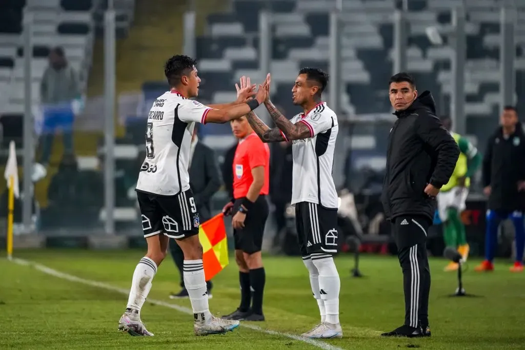 Darío Lezcano reemplazó a Damián Pizarro en el amistoso que Colo Colo le ganó a Deportivo Cali. (Guille Salazar/RedGol).