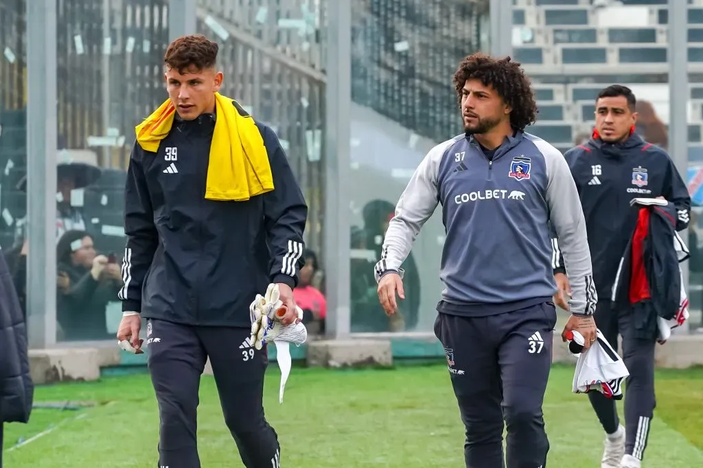 Maximiliano Falcón fue suplente en el amistoso que Colo Colo le ganó a Deportivo Cali. Reemplazó a Ramiro González. (Guille Salazar/RedGol).