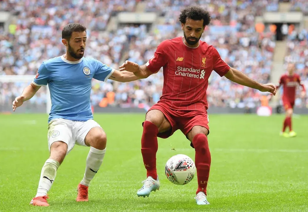 Silva y Salah han sido dos muy buenas figuras del fútbol inglés en los últimos años. | Foto: Getty Images.