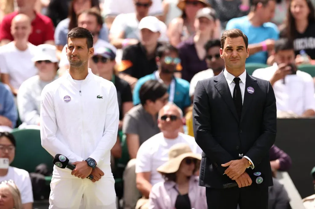 Djokovic y Federer han sido protagonistas del tenis mundial por largos años. | Foto: Getty
