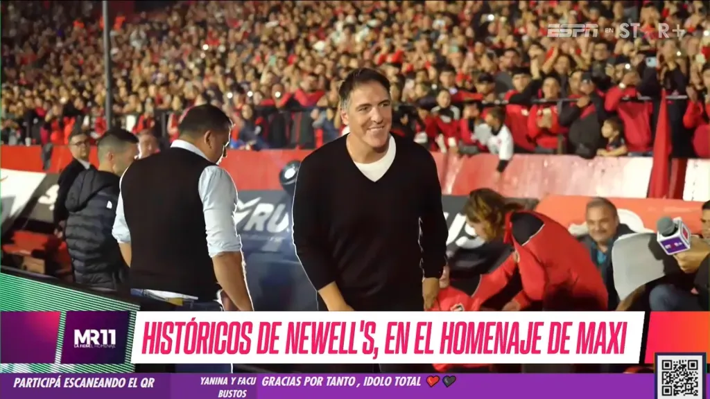 Berizzo se llevó una buena ovación en su arribo al estadio de Newell’s. | Foto: ESPN