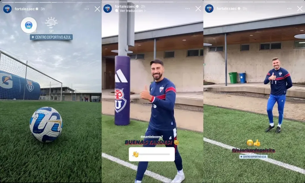 Fortaleza entrena en el CDA de la U.