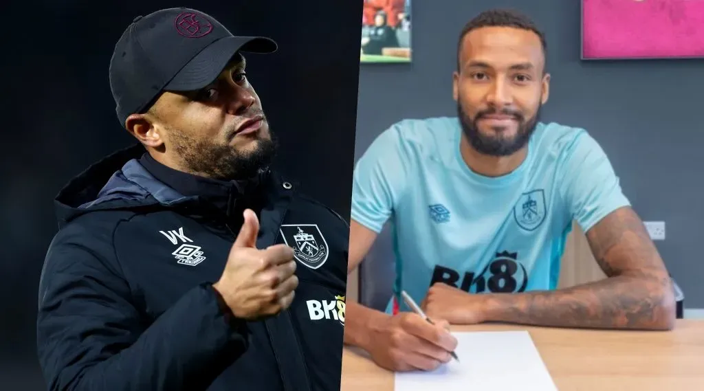 Kompany elogia a Vigouroux en su arribo al Burnley. | Foto: Getty / Burnley FC