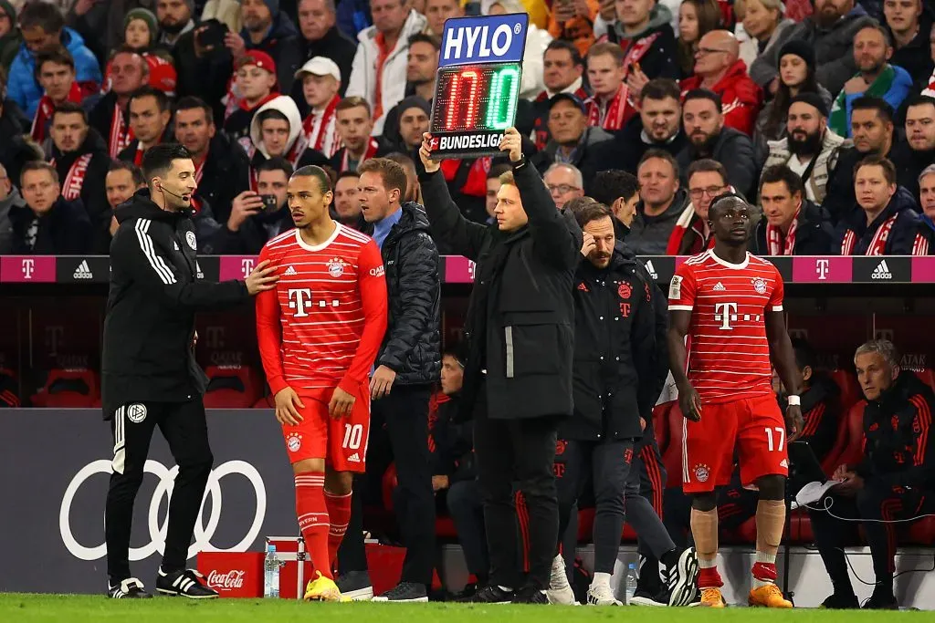 Leroy Sané y Sadio Mané seguirán juntos en el Bayern Múnich. ¿O no? (Adam Pretty/Getty Images).