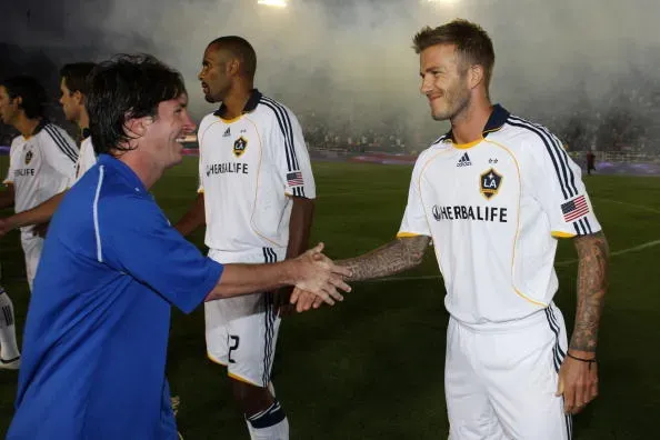 Beckham será uno de los “jefes” de Lionel Messi en el Inter Miami. | Foto: Getty Images.
