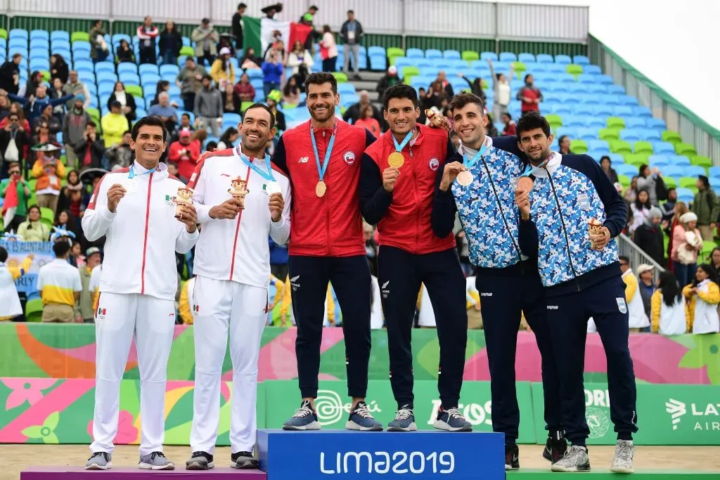 Los primos Grimalt defenderán en Santiago 2023 la medalla de oro ganada en Lima 2019. | Foto: Photosport