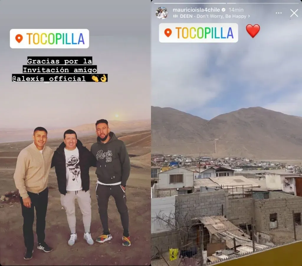 Isla compartió en Instagram su encuentro con Alexis.