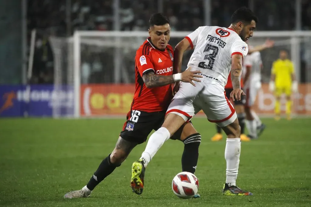 Futbol, Colo Colo vs Union La Calera. Cuartos de Final, Copa Chile 2023. El jugador de Colo Colo Dario Lezcano es (Jonnathan Oyarzún/Photosport).