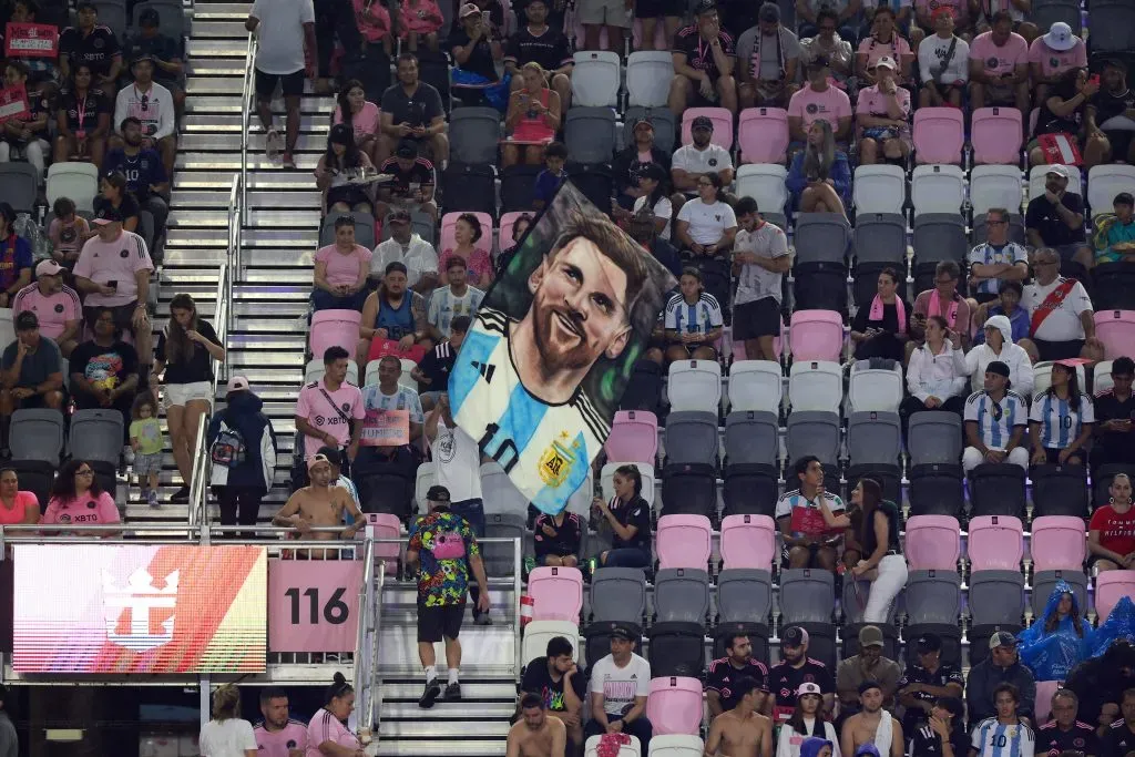 Fanáticos de todo el mundo presenciaron la presentación de Lionel Messi en el Inter de Miami | Getty Images