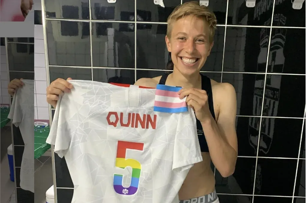 Quinn es la única persona que se percibe como transgénero en el Mundial Femenino 2023. | Instagram quinn