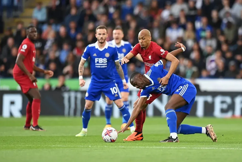 Fabinho podría ver frustrada su salida del Liverpool a Arabia Saudita. | Foto: Getty