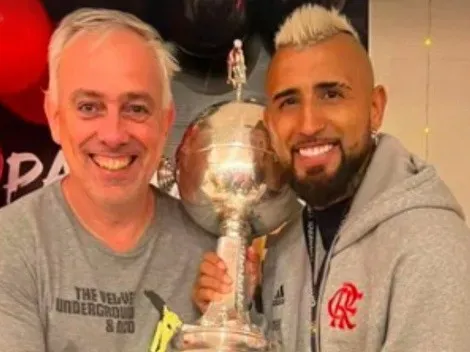 Felicevich ha controlado la carrera de Arturo Vidal casi desde el comienzo de esta. | Foto: Captura.