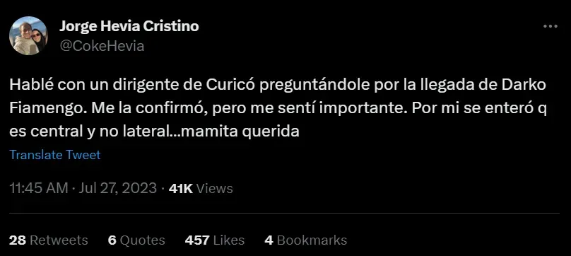 Captura Twitter.