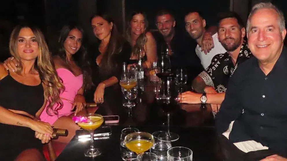Lionel Messi fue invitado a una noche de amigos junto a los propietarios de Inter Miami (Leo Messi/Instagram).