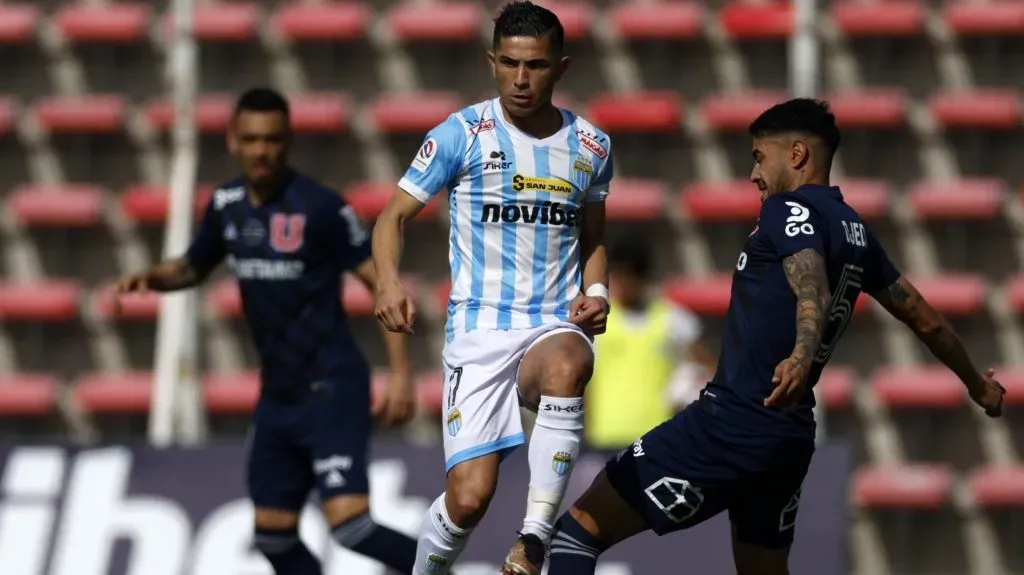 Felipe Flores metió una asistencia perfecta para el gol de Yorman Zapata ante la U. Foto: Photosport.