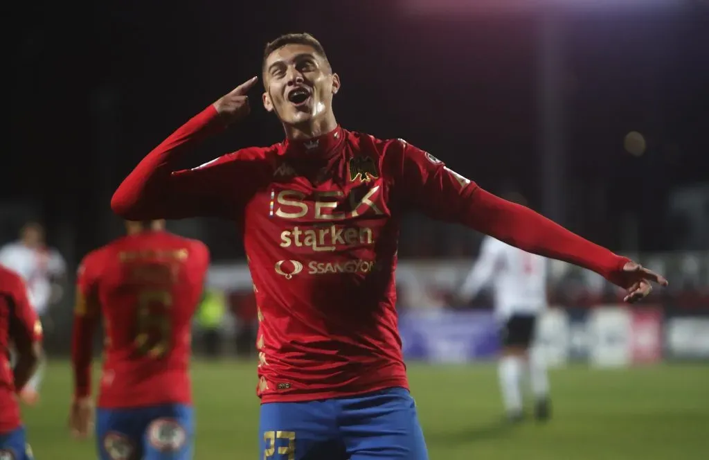 Leandro Garate suma 11 goles y cinco asistencias en el Campeonato Nacional 2023. (José Robles/Photosport)