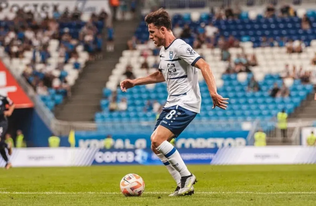 Ángelo Henríquez marcó un gol histórico para el FC Baltika. | Foto: Instagram