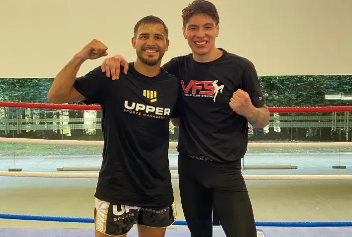 Ignacio Bahamondes preparó su regreso al UFC con el ex campeón interino de peso pluma, Yair Rodríguez. Foto: Instagram.