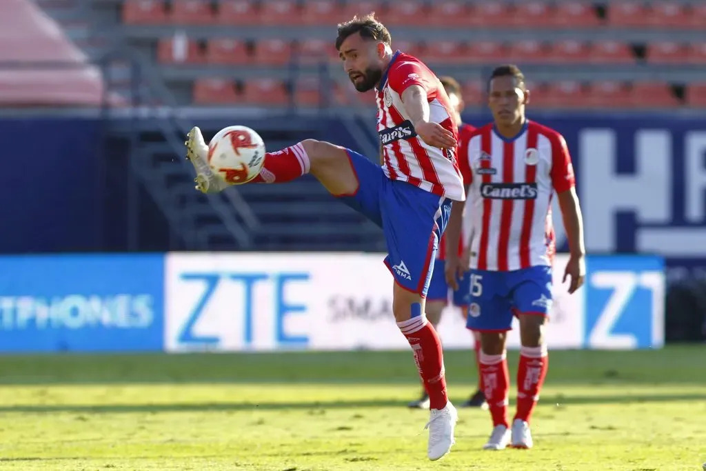 Luis Felipe Gallegos también jugó en el Atlético San Luis después de que el club fuera comprado por el Atlético Madrid. (Leopoldo Smith/Getty Images).