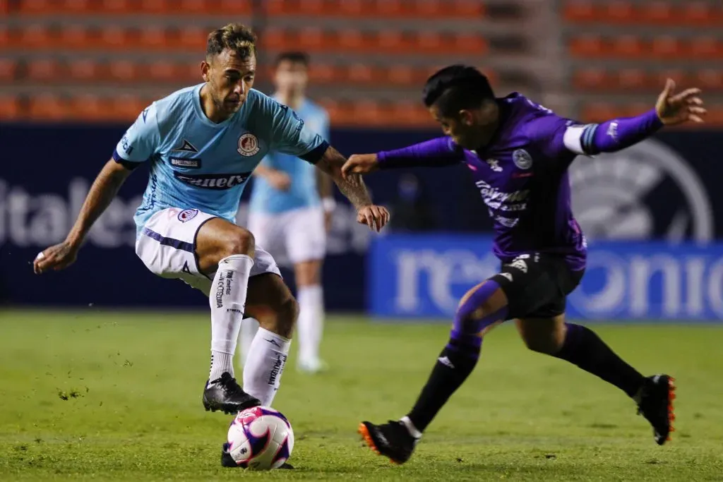 Matías Catalán en su época por el Atlético San Luis de México.  (Leopoldo Smith/Getty Images).