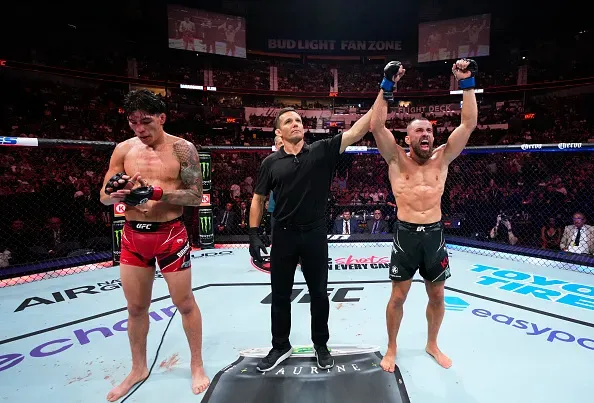 Ignacio Bahamondes cayó ante Ludovit Klein por decisión unánime en el UFC. Foto: Getty Images