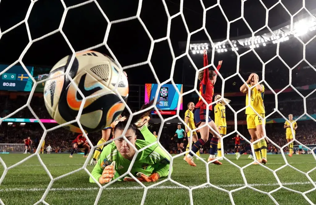 España logró imponerse ante Suecia y es finalista del Mundial Femenino 2023. Foto: Getty Images.
