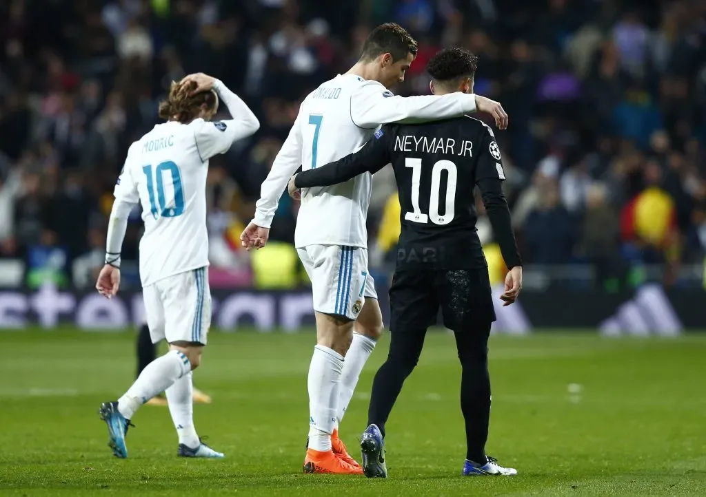 Neymar y Cristiano Ronaldo se reencontrarán en el fútbol de Arabia Saudita. | Foto: Getty Images.