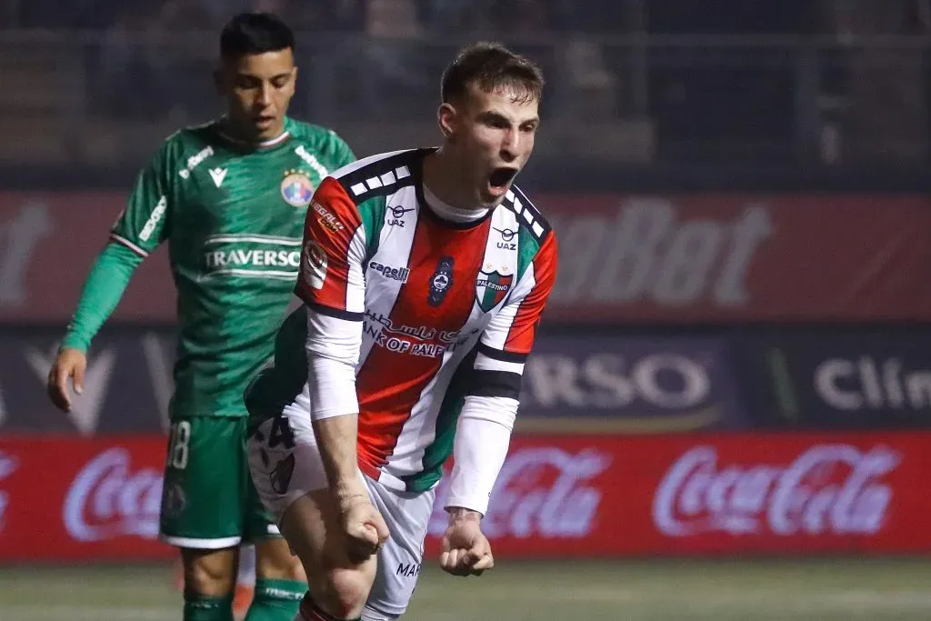 Bruno Barticciotto partió a Argentina después de buenas campañas con Palestino. Pese a los rumores, Colo Colo declinó la opción de ficharlo. | Foto: Photosport.