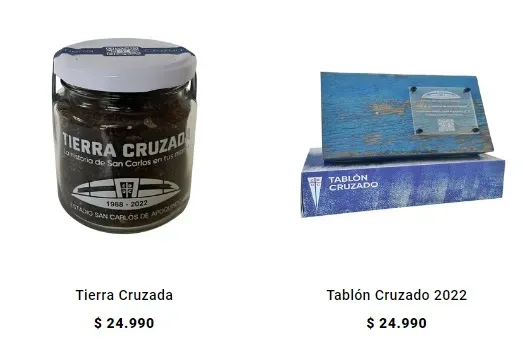 Los nuevos productos que se están vendiendo en la tienda virtual de Universidad Católica. | Foto: Captura.