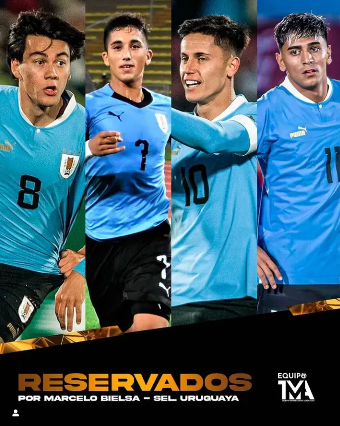 La publicación que enojó a Bielsa. (Captura Instagram equipo TMA).