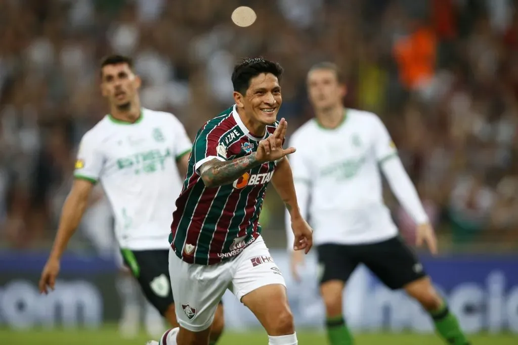Germán Cano, goleador de Fluminense (Getty Images)