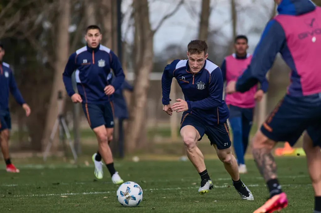 Bruno Barticciotto en una práctica de la T cordobesa. (Talleres).