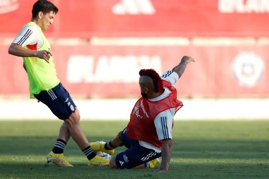 Vidal se prepara para jugar por la selección chilena