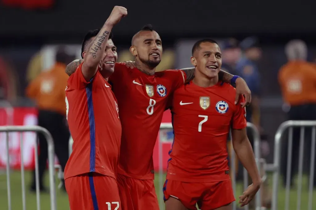 Vidal es duda para jugar contra Uruguay y Colombia