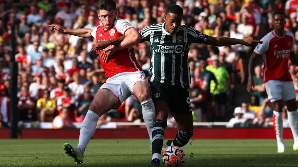 Arsenal y Manchester United animaron un partidazo. Foto: Getty Images