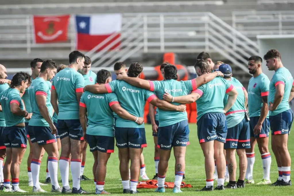 La Roja de rugby vivió una emotiva última práctica antes del debut histórico en el Mundial de Francia 2023. | Foto: Photosport