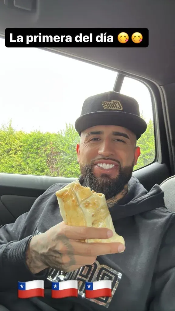 Arturo Vidal disfruta las Fiestas Patrias (@kingarturo23oficial)