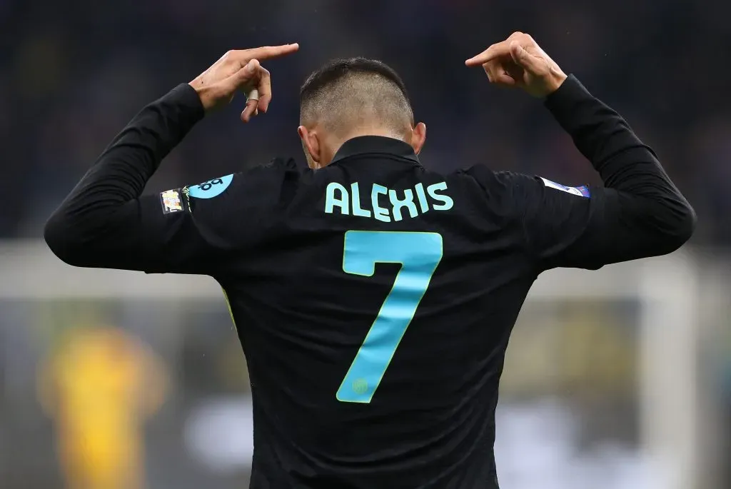 Alexis Sánchez todavía no se reestrena en el Inter de Milán. (Marco Luzzani/Getty Images).