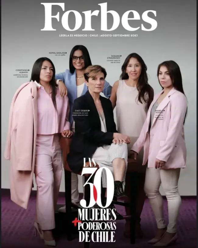 Constanza Albayay fue parte de la lista de las 30 mujeres más poderosas de Chile para la prestigiosa revista Forbes. Foto: Instagram/Constanza Albayay.