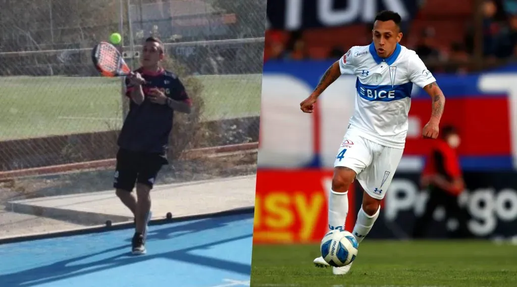 Además de futbolista profesional, Orellana también le hace al pádel. | Foto: RedGol / Photosport
