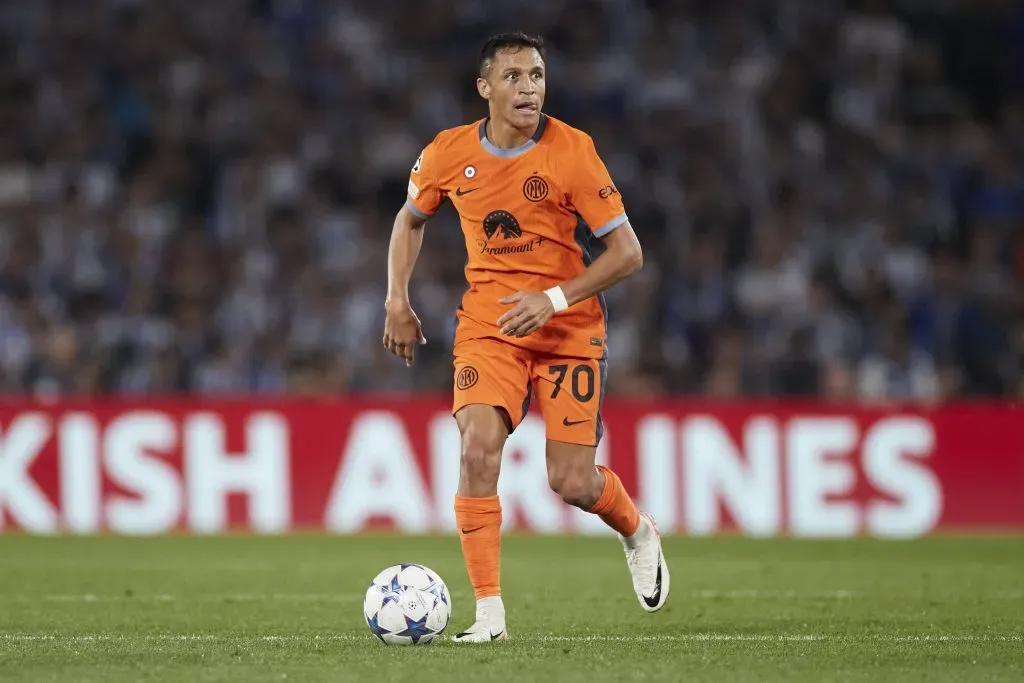 Alexis Sánchez necesitó 20 minutos para demostrar que está vigente en el Inter de Milán. Foto: Getty Images.