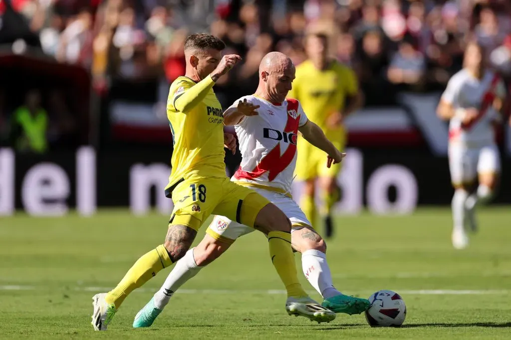 Villarreal logró un empate con lo justo ante Rayo Vallecano sin Ben Brereton Díaz. Foto: Getty Images.