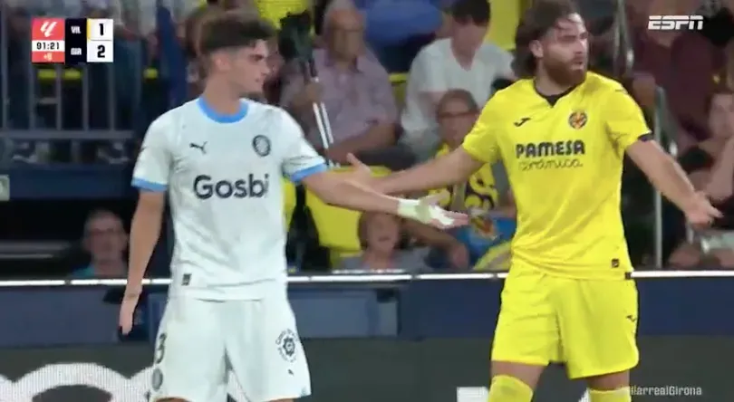 El minuto de furia de Ben Brereton Díaz en Villarreal. Foto: Star+