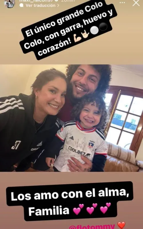 La imagen del Peluca Falcón tras vencer con Colo Colo a la UC. | Foto: Captura.