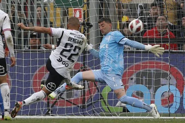 Benegas lleva seis goles convertidos en este 2023 con Colo Colo. | Foto: Photosport.