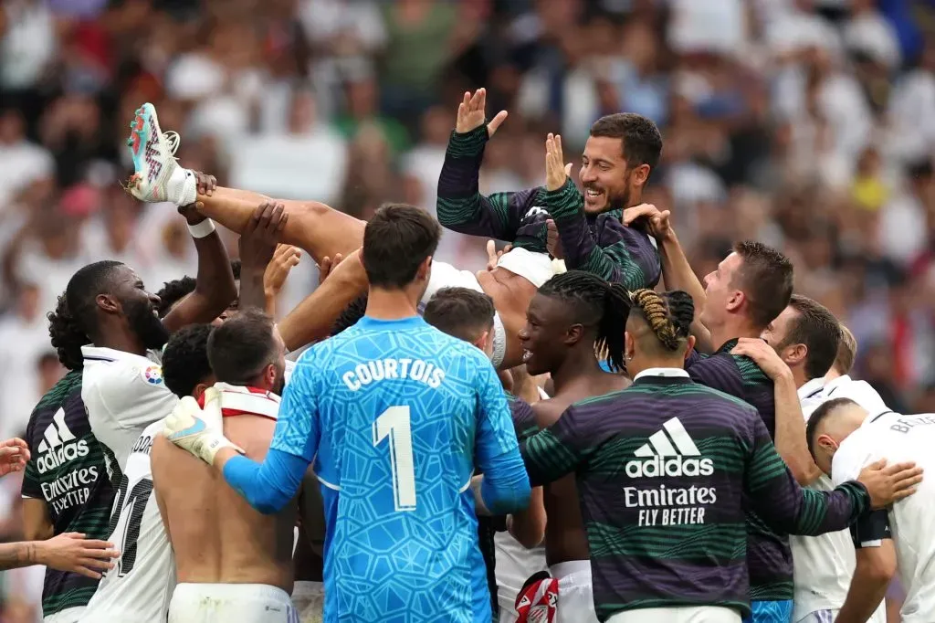 Eden Hazard se fue del Real Madrid y decidió retirarse (Getty)