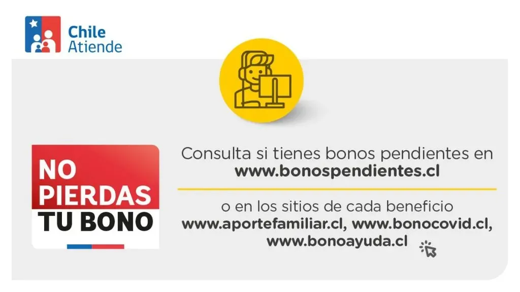 ChileAtiende tiene información actualizada de los bonos que no has cobrado.